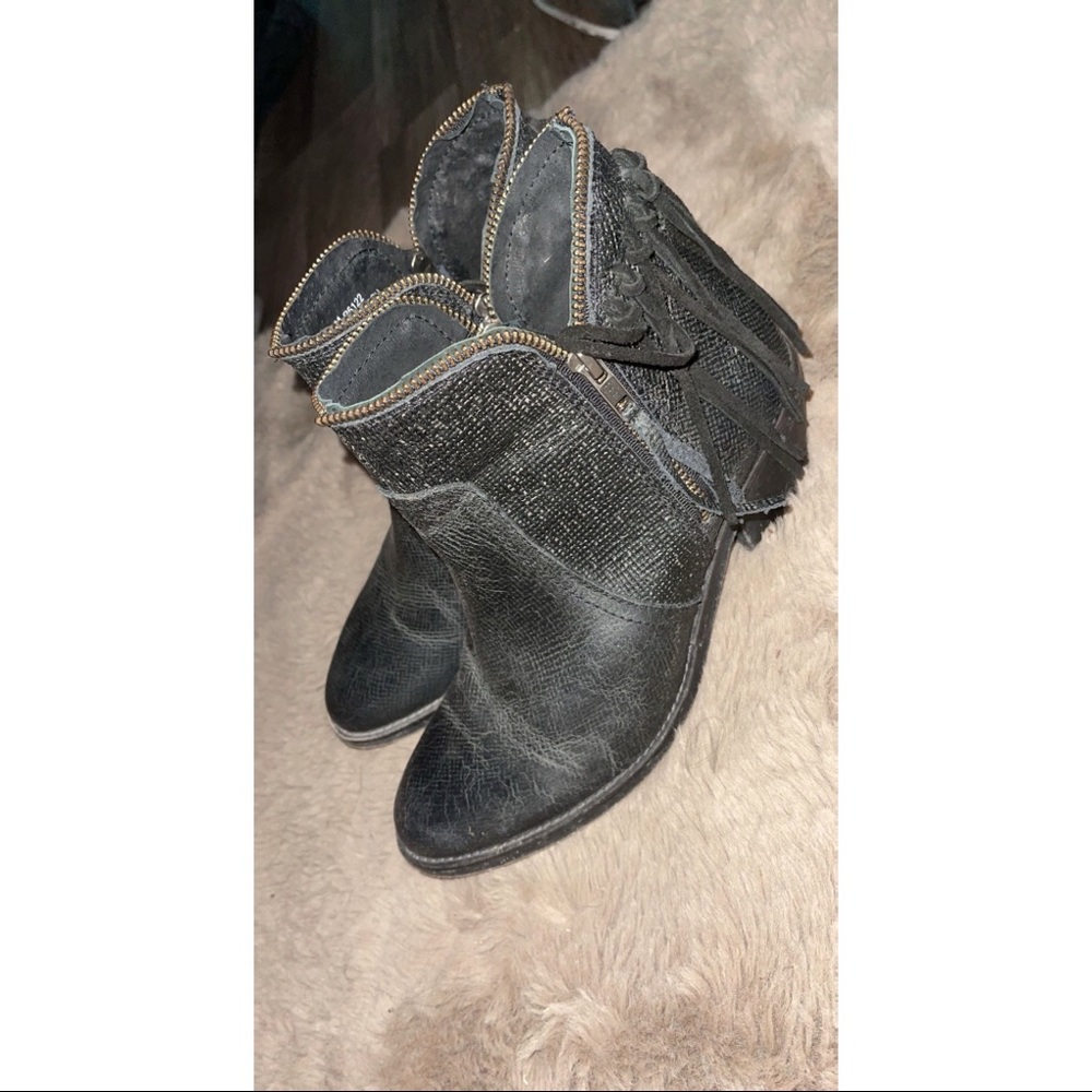 Ankle corral boots